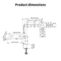 Support double écran & ordinateur portable – Bureau