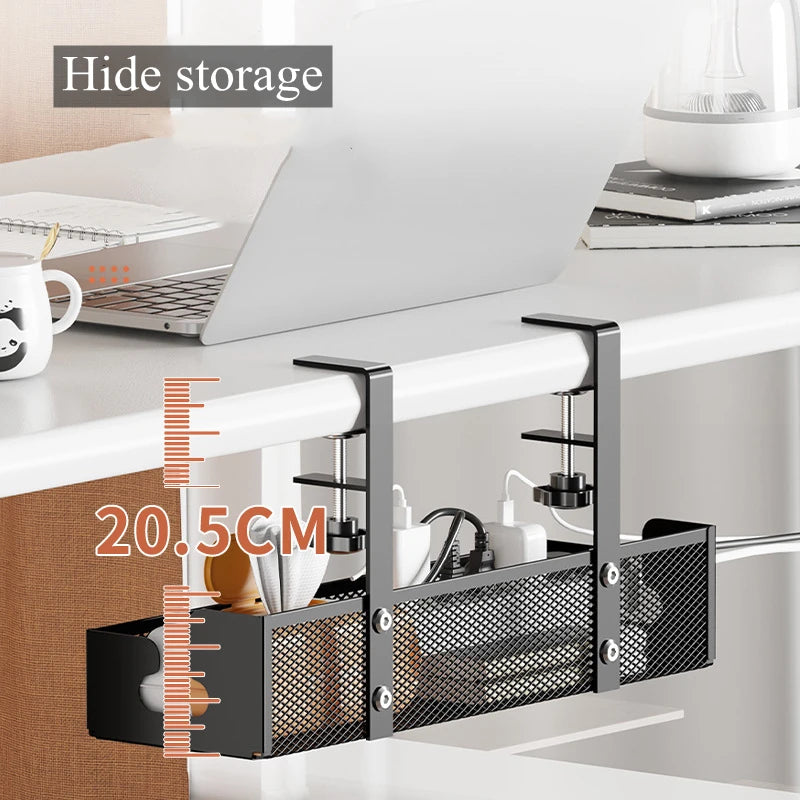Goulotte extensible métal à pince – Sans perçage