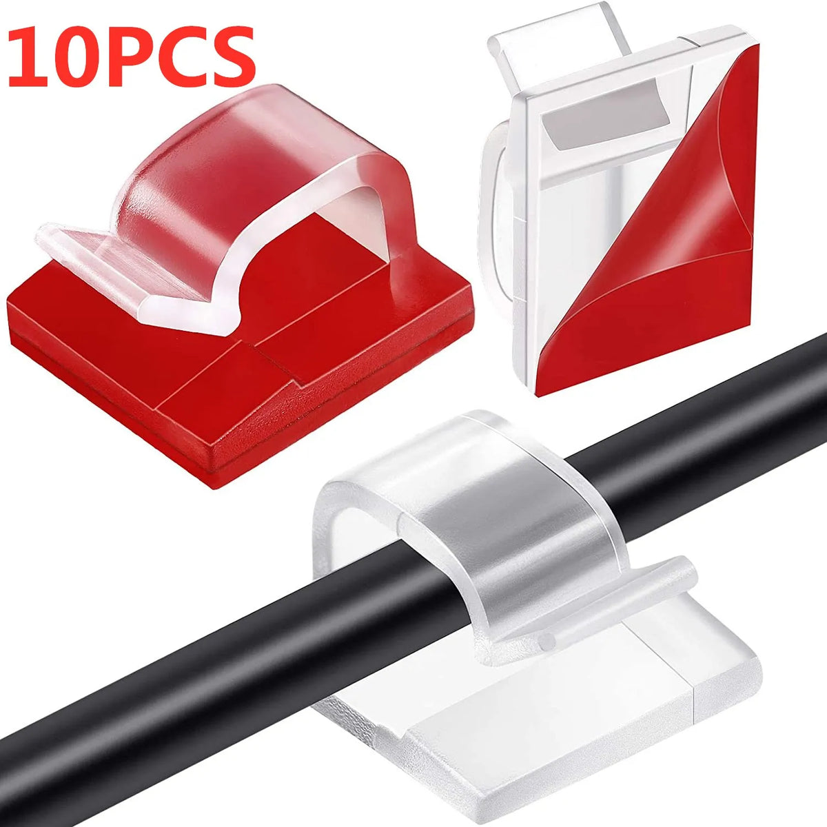 Clips de fixation adhésifs pour câbles