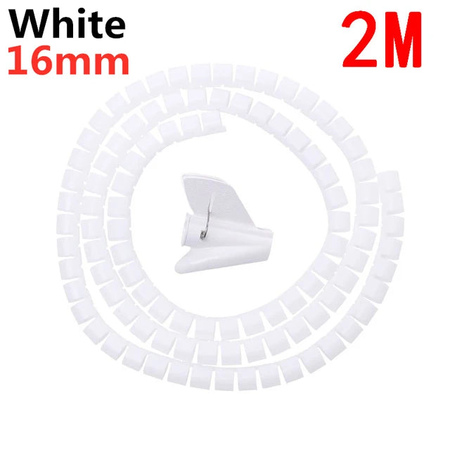Gaine spirale flexible 10/16 mm – 1 à 2 m