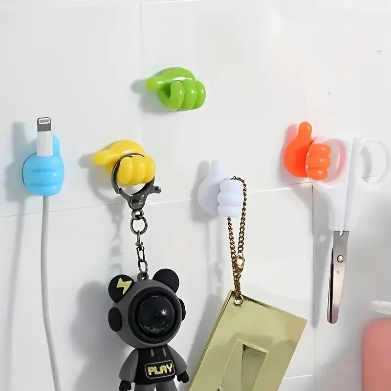 Clips adhésifs forme pouce – Pack de 10