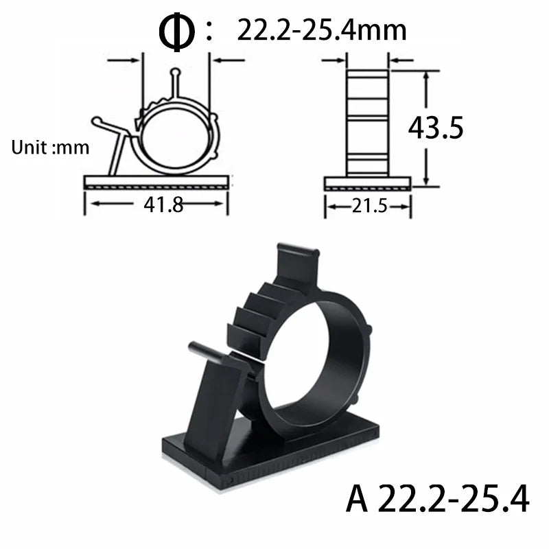 Clips range-câbles USB – Pack de 10