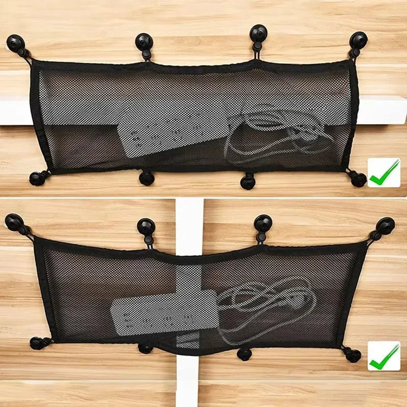 Filet range-câbles sous bureau – 8 passages