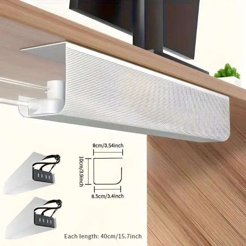 Goulotte PVC 40 cm – Installation sans perçage