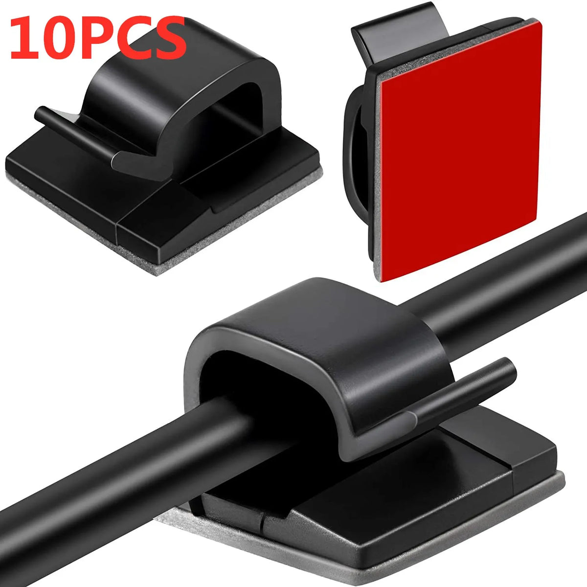 Clips de fixation adhésifs pour câbles