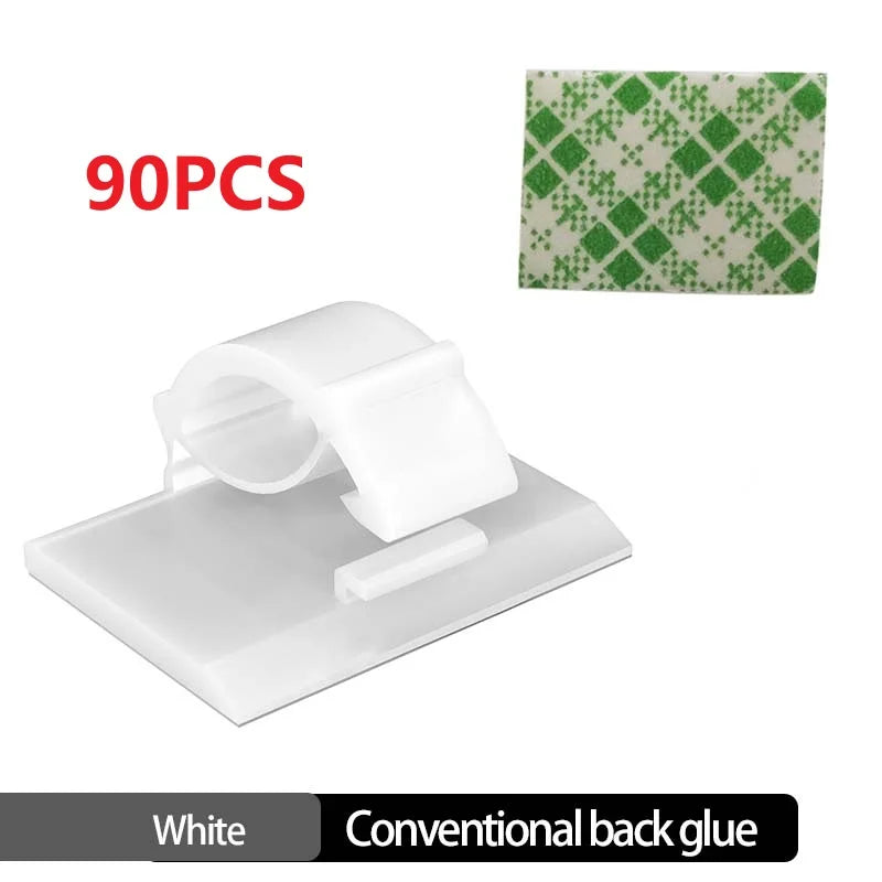 Clips range-câbles de bureau – Pack de 30