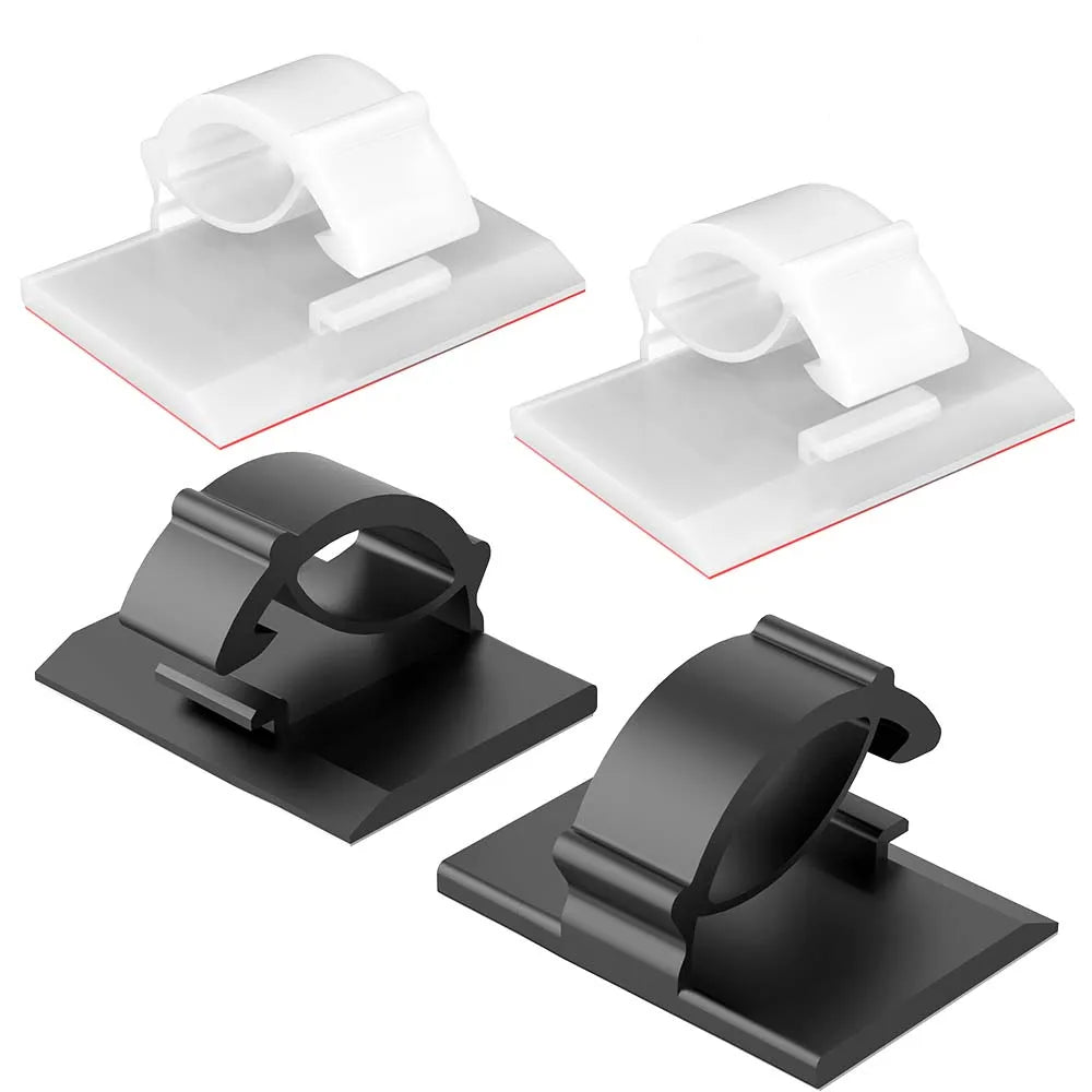 Clips range-câbles de bureau – Pack de 30