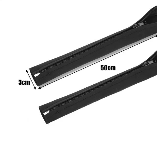 Gaine zippée cache-câbles flexible