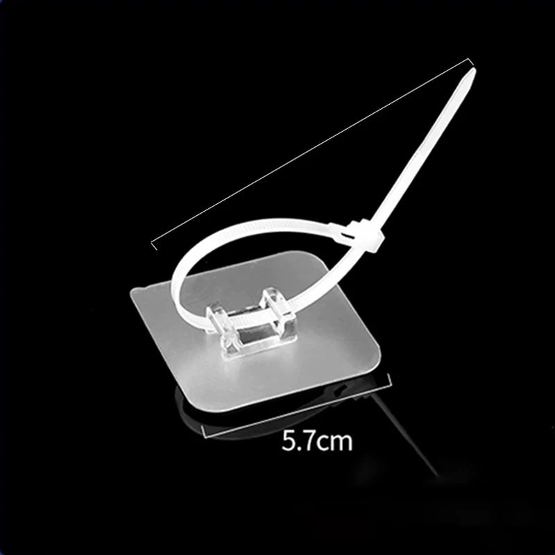 Supports adhésifs pour serre-câbles – 10 à 50 pièces
