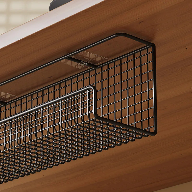 Goulotte sous bureau pour multiprise – Sans perçage