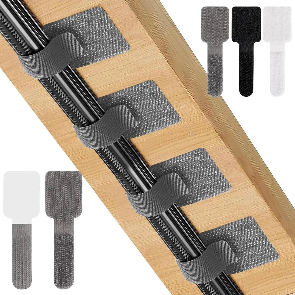 Attaches câbles réutilisables auto-adhésives