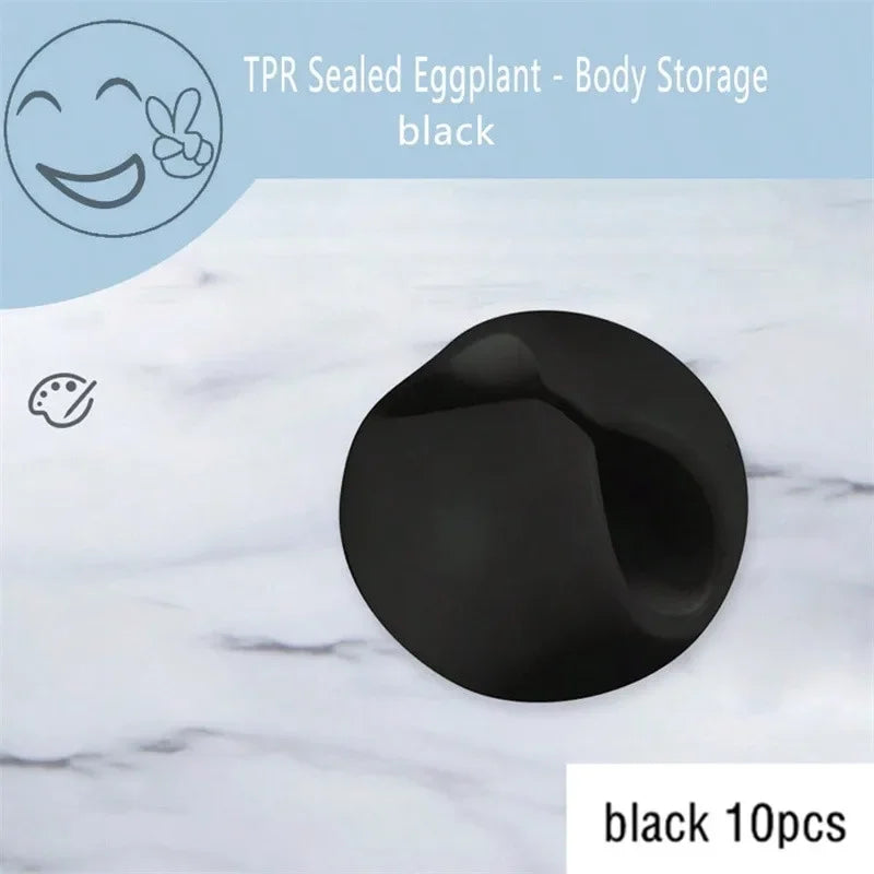 Clips adhésifs guide-câbles – Pack de 10