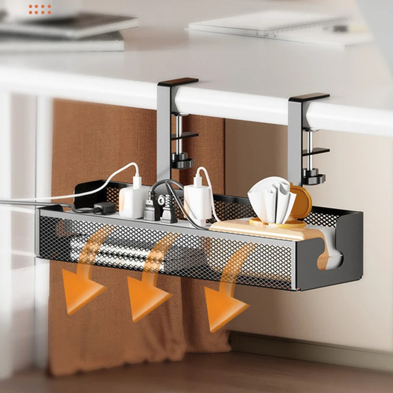 Goulotte extensible métal à pince – Sans perçage