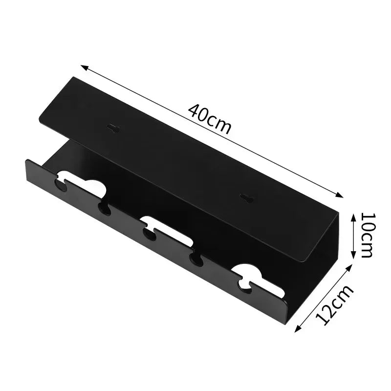 Panier à câbles renforcé sous bureau – À pince