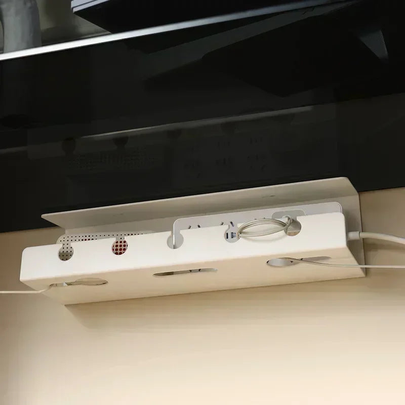 Panier compact à pince sous bureau – Noir ou blanc