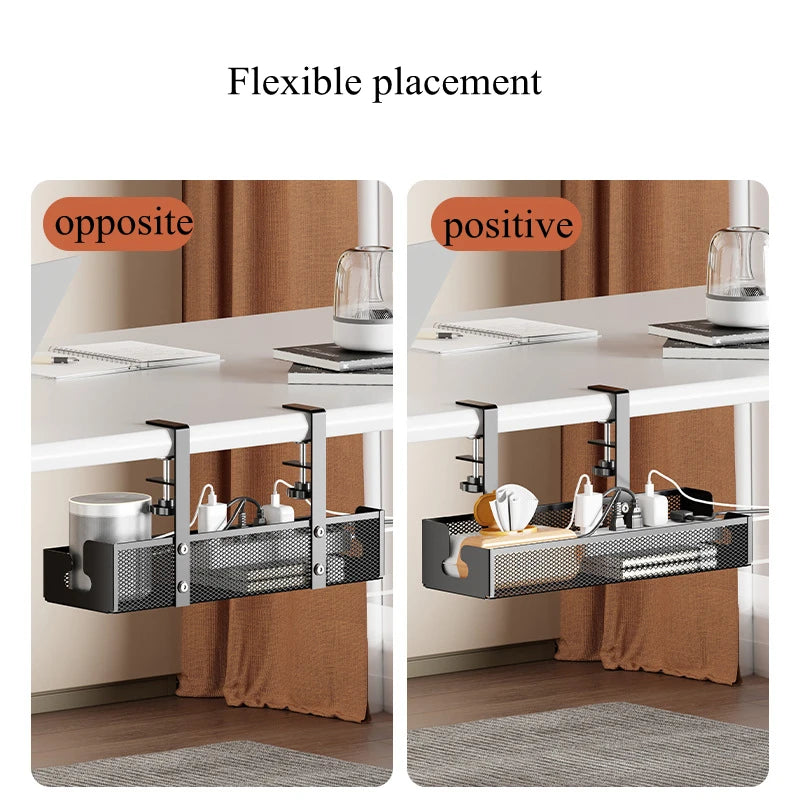 Goulotte extensible métal à pince – Sans perçage