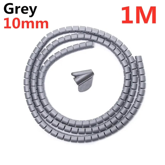 Gaine spirale flexible 10/16 mm – 1 à 2 m