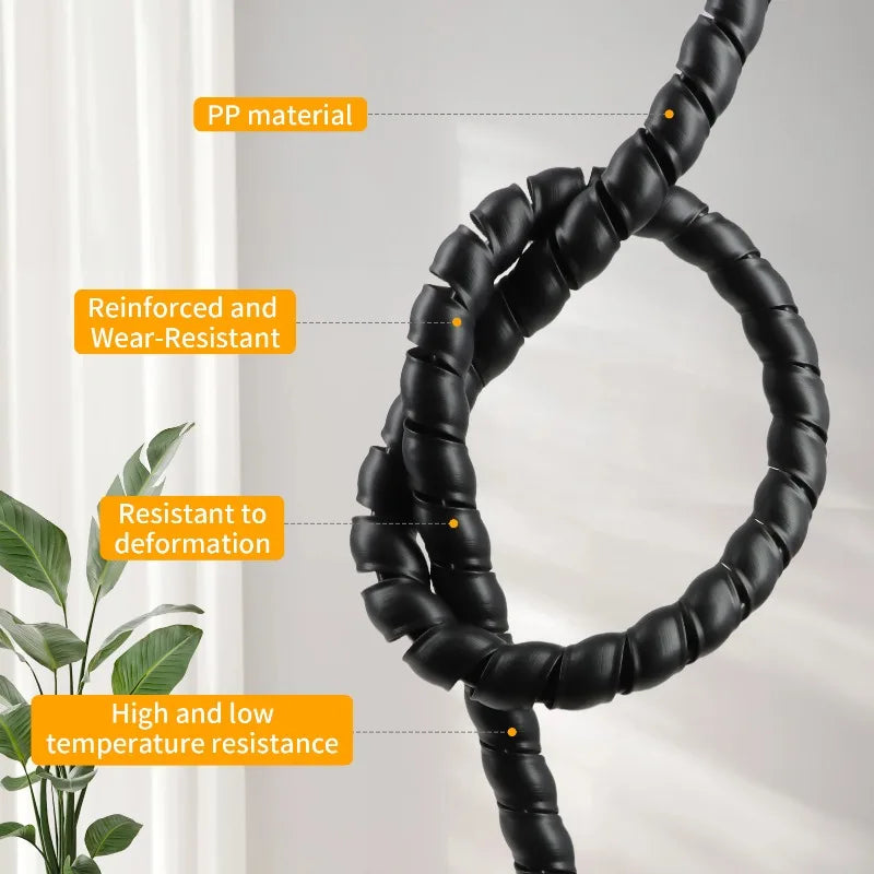 Gaine spirale PP 8/10 mm – 2 à 10 m