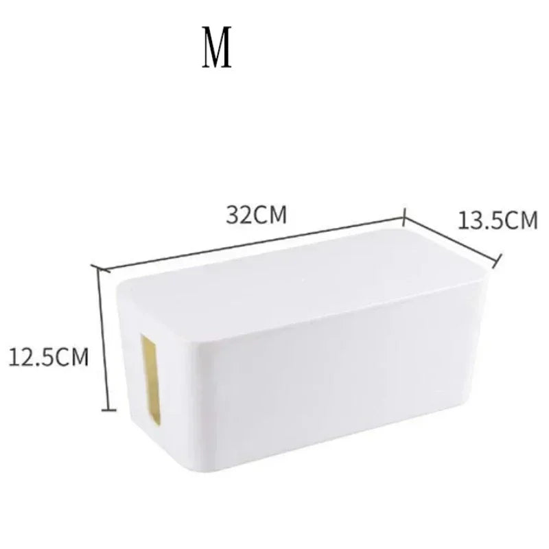 Boîte cache-multiprise avec couvercle