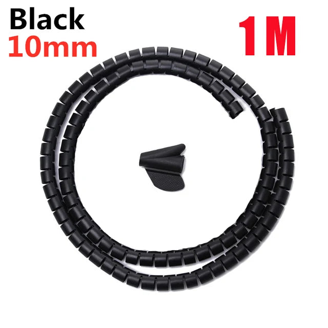 Gaine spirale flexible 10/16 mm – 1 à 2 m