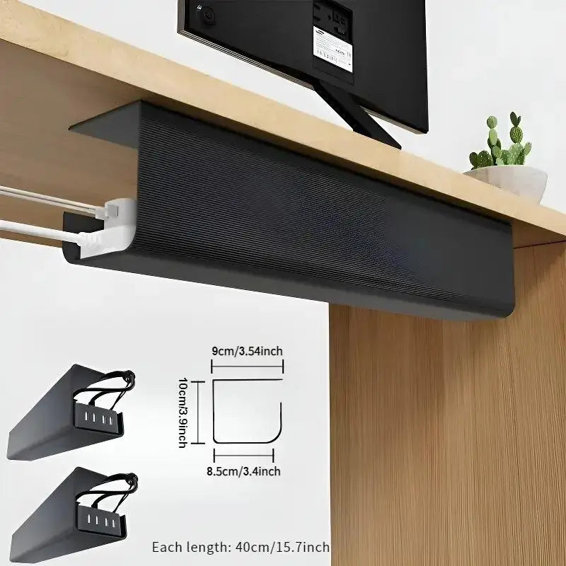 Goulotte PVC 40 cm – Installation sans perçage