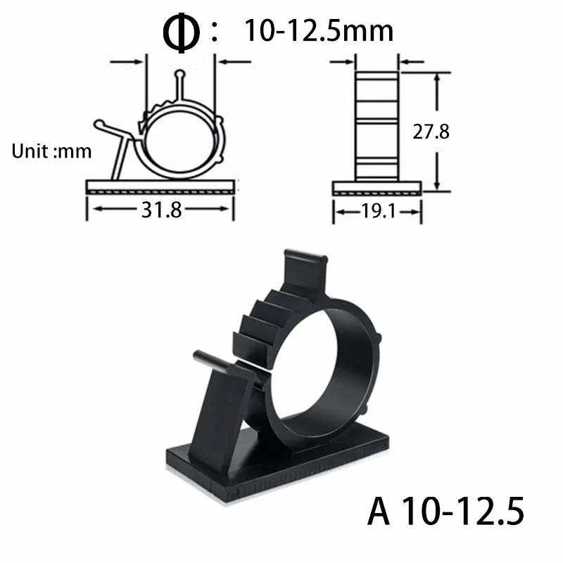 Clips range-câbles USB – Pack de 10