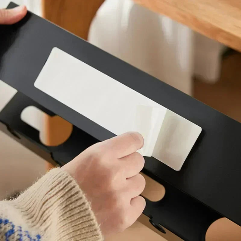 Panier compact à pince sous bureau – Noir ou blanc