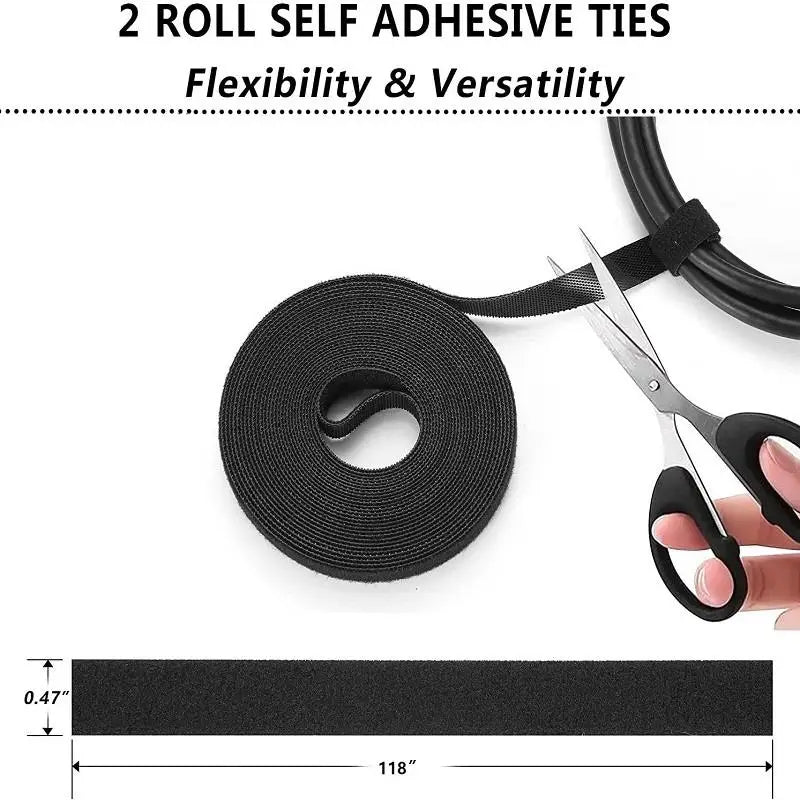 Kit complet de gestion des câbles – 173 pièces
