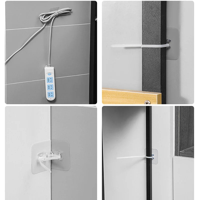 Supports adhésifs pour serre-câbles – 10 à 50 pièces