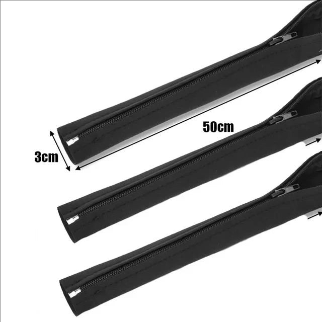 Gaine zippée cache-câbles flexible
