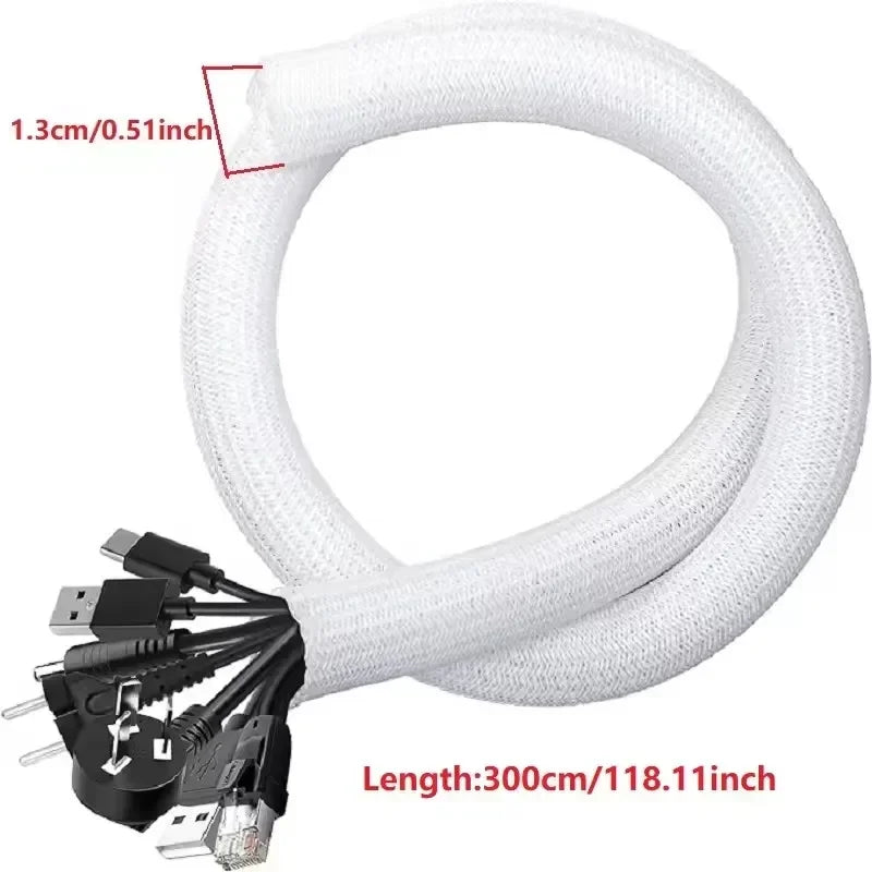 Gaine tressée PET auto-fermante – 1 à 5 m