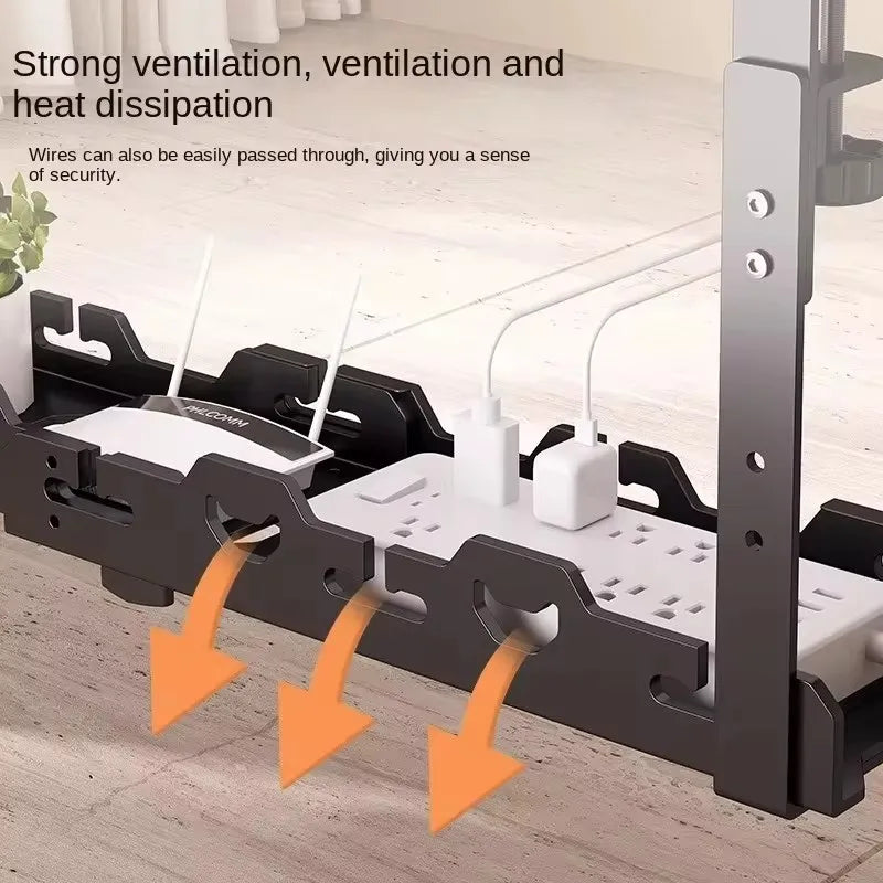 Goulotte métal fixe ou rétractable – Sous bureau