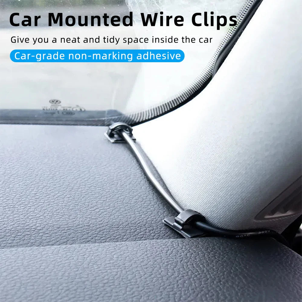 Clips range-câbles de bureau – Pack de 30