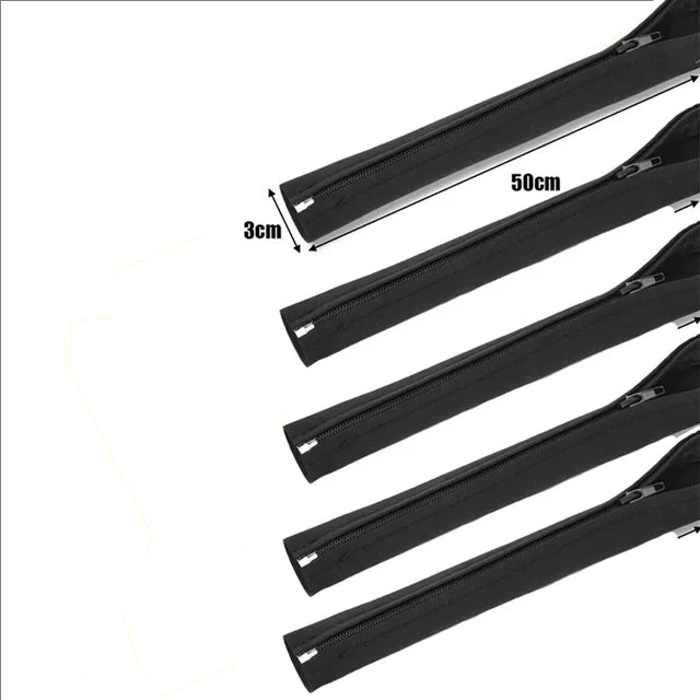 Gaine zippée cache-câbles flexible