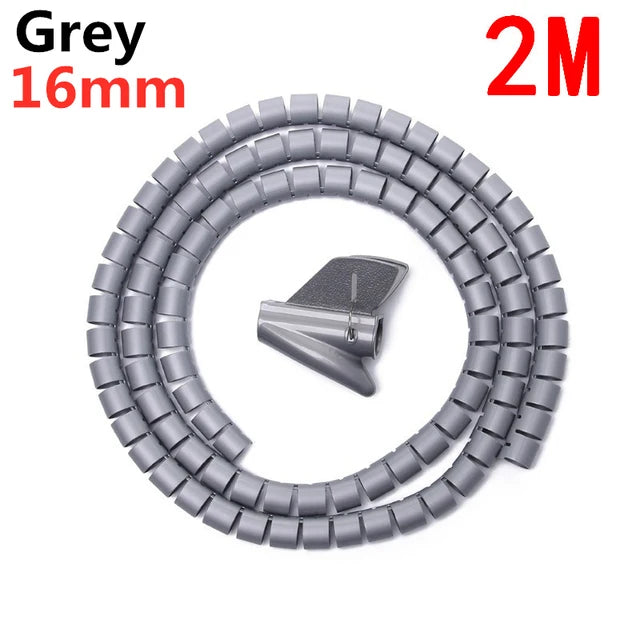 Gaine spirale flexible 10/16 mm – 1 à 2 m