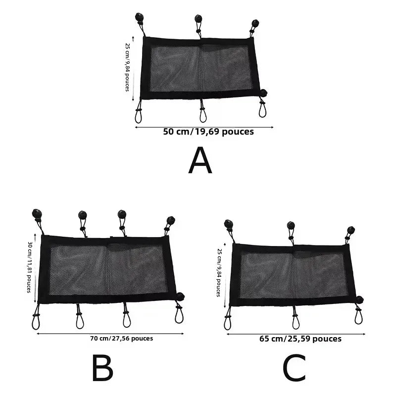 Filet range-câbles sous bureau – 8 passages