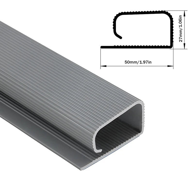 Goulotte PVC 40 cm sous bureau – Sans perçage