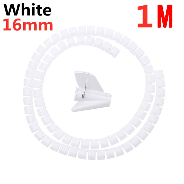 Gaine spirale flexible 10/16 mm – 1 à 2 m