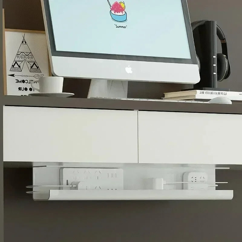 Goulotte large sous bureau – Design discret