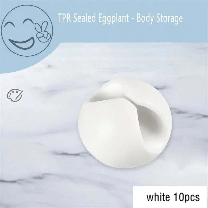 Clips adhésifs guide-câbles – Pack de 10