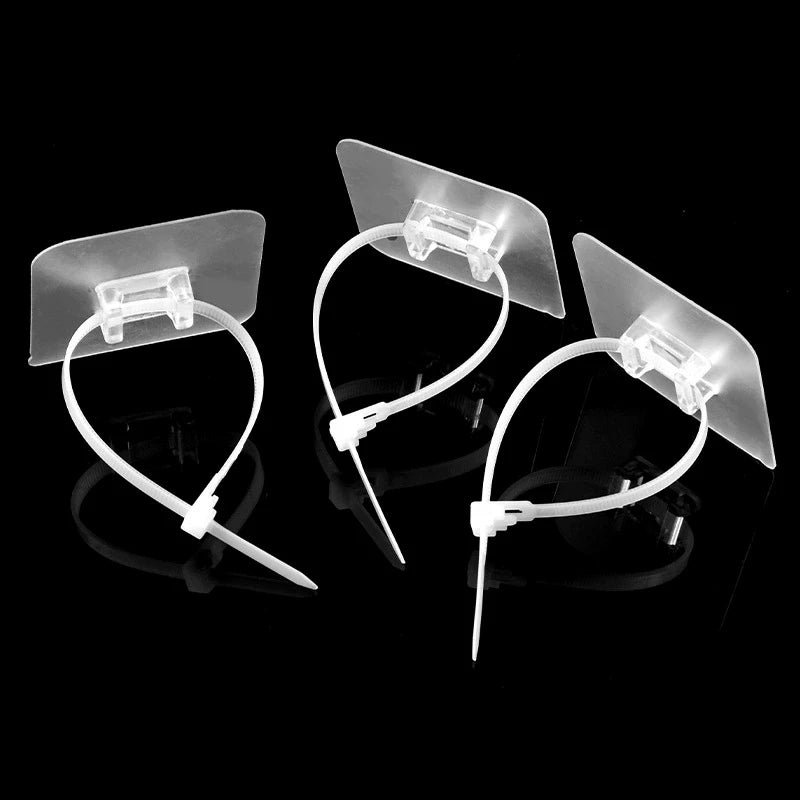 Supports adhésifs pour serre-câbles – 10 à 50 pièces