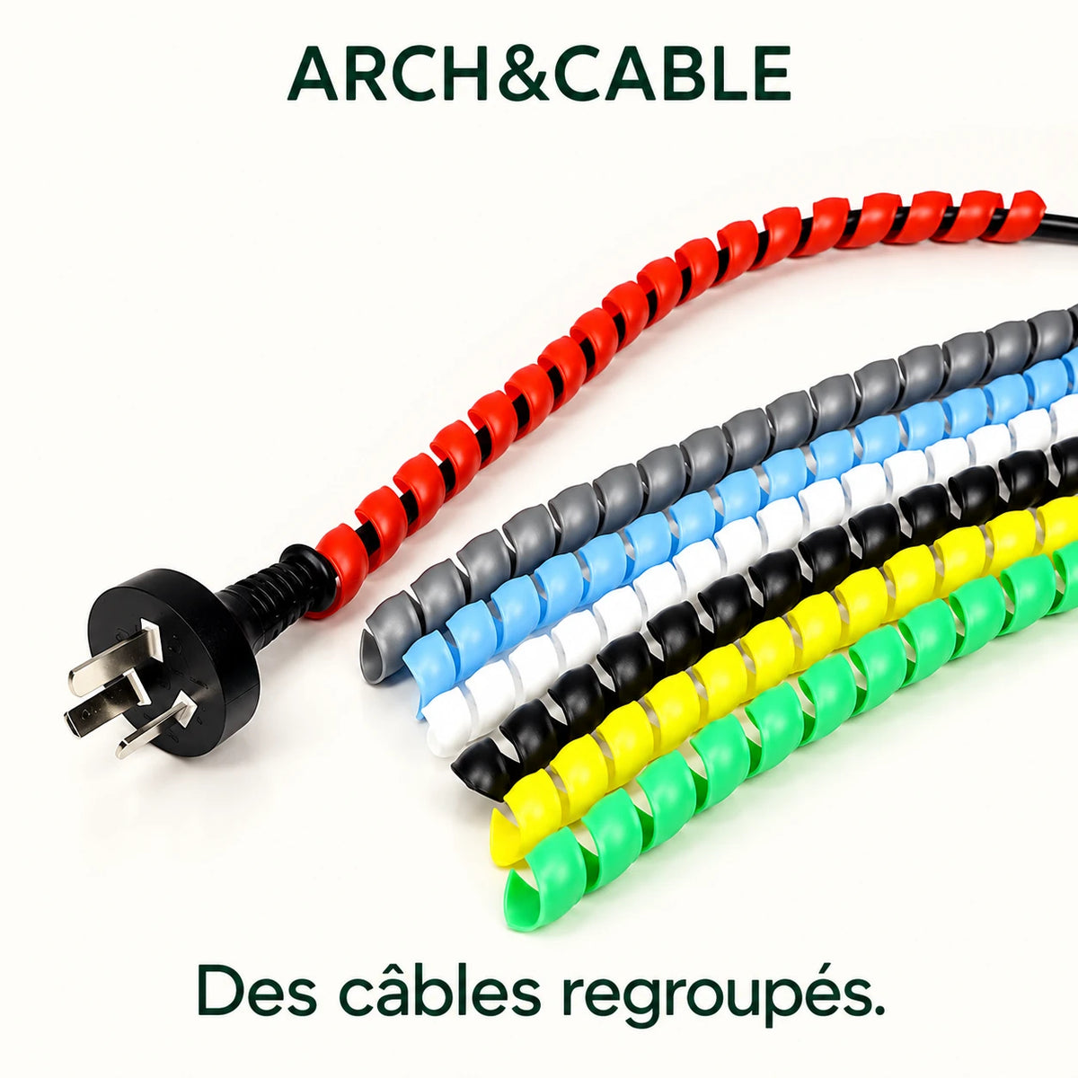 ARCH&CABLE — Gaine spirale flexible 8–14 mm – 1 à 10 m — vue complémentaire