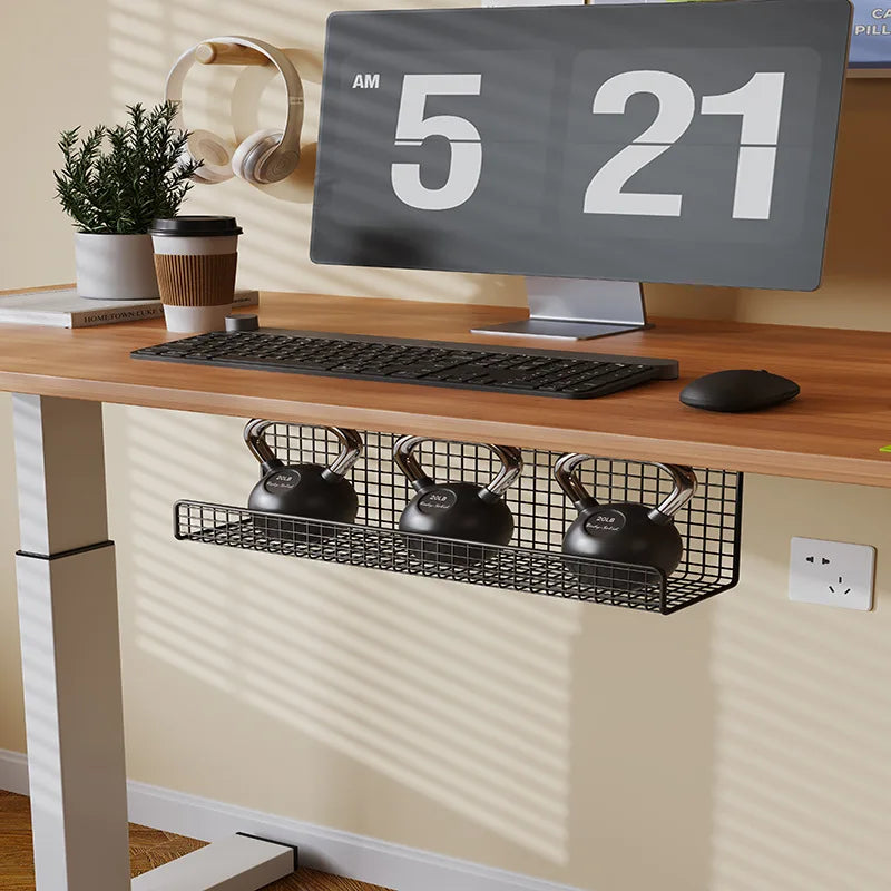 Goulotte sous bureau pour multiprise – Sans perçage