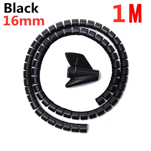 Gaine spirale flexible 10/16 mm – 1 à 2 m