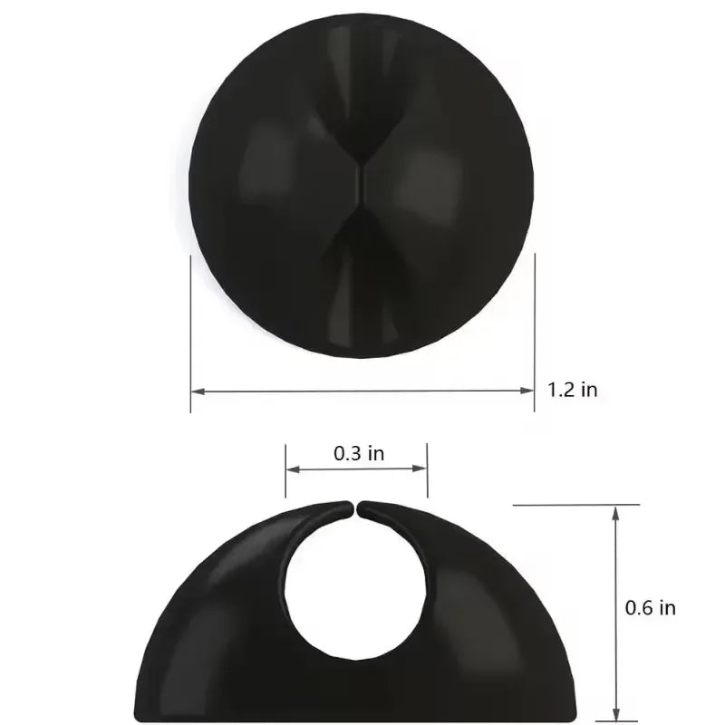 Clips adhésifs guide-câbles pour bureau