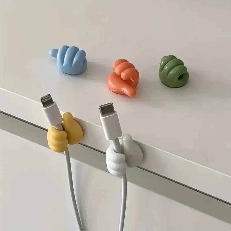 Clips adhésifs forme pouce – Pack de 10