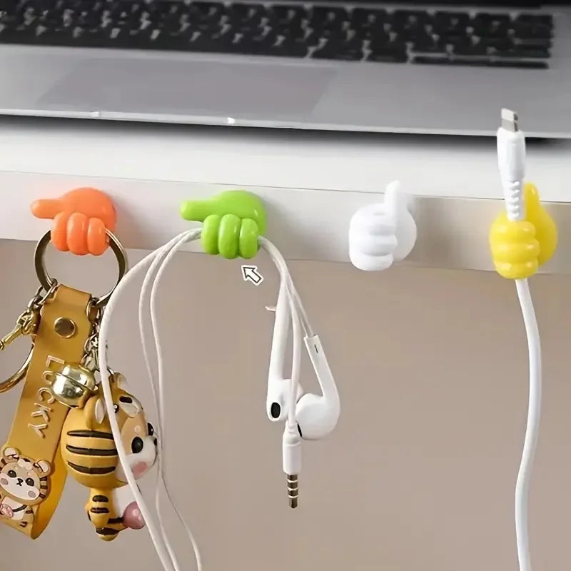 Clips adhésifs forme pouce – Pack de 10