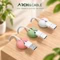 Arch & Cable — Clips adhésifs guide-câbles – Pack de 10