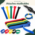 ARCH&CABLE — Attaches auto-agrippantes réutilisables